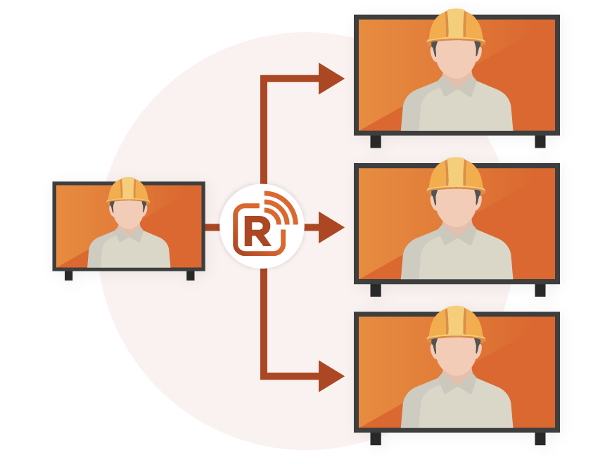 スムーズな分散朝礼
